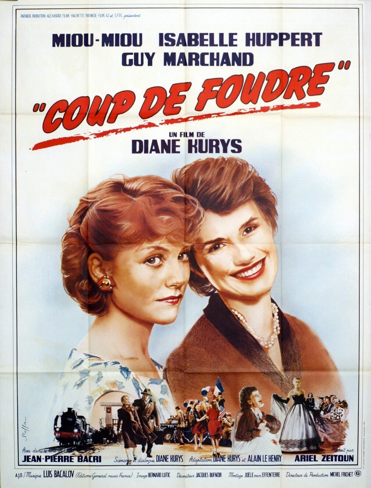 COUP DE FOUDRE MOVIE POSTER ORIGINAL 120x160 MIOU MIOU
