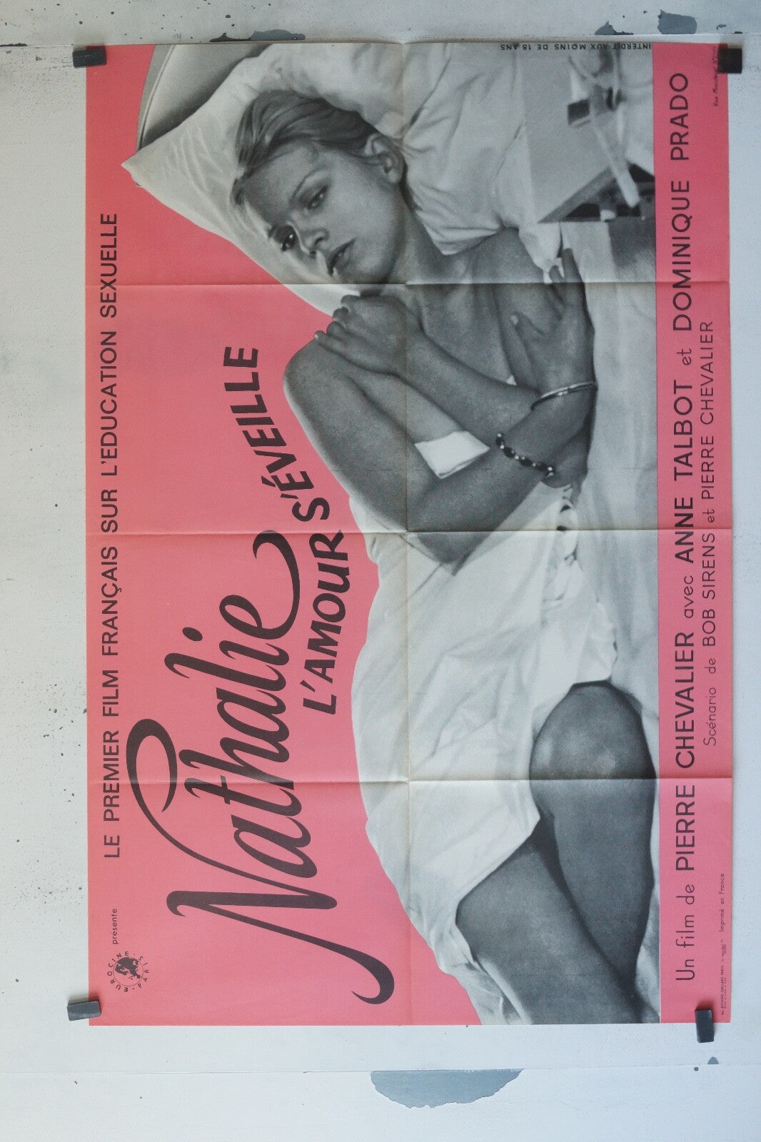 NATHALIE L’AMOUR S’EVEILLE POSTER ORIGINAL 110x160 ANNE TALBOT