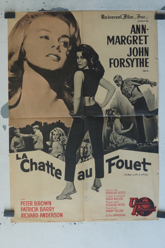 LA CHATTE AU FOUET MOVIE POSTER ORIGINAL (60X80) ANN MARGRET