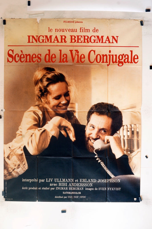 SCÈNES DE LA VIE CONJUGALE INGMAR BERGMAN MOVIE POSTER ORIGINAL 120x160