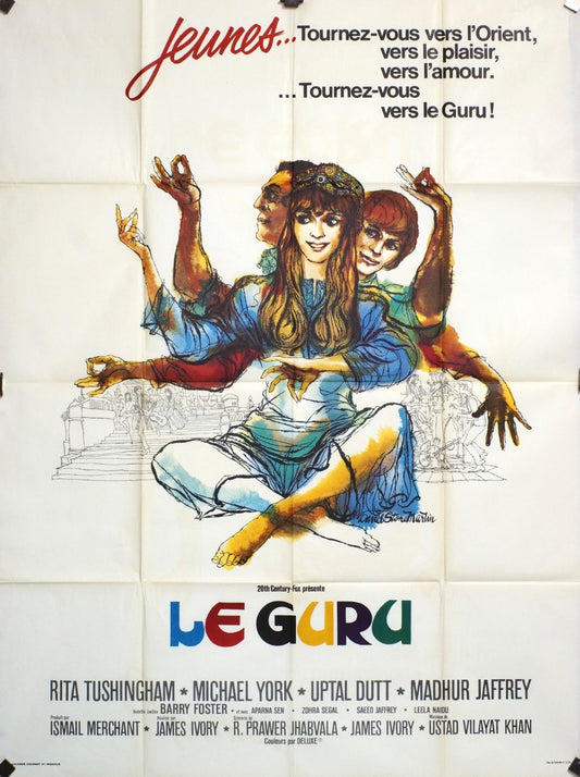 LE GURU RITA TUSHINGHAM ORIGINAL MOVIE POSTER 120x160
