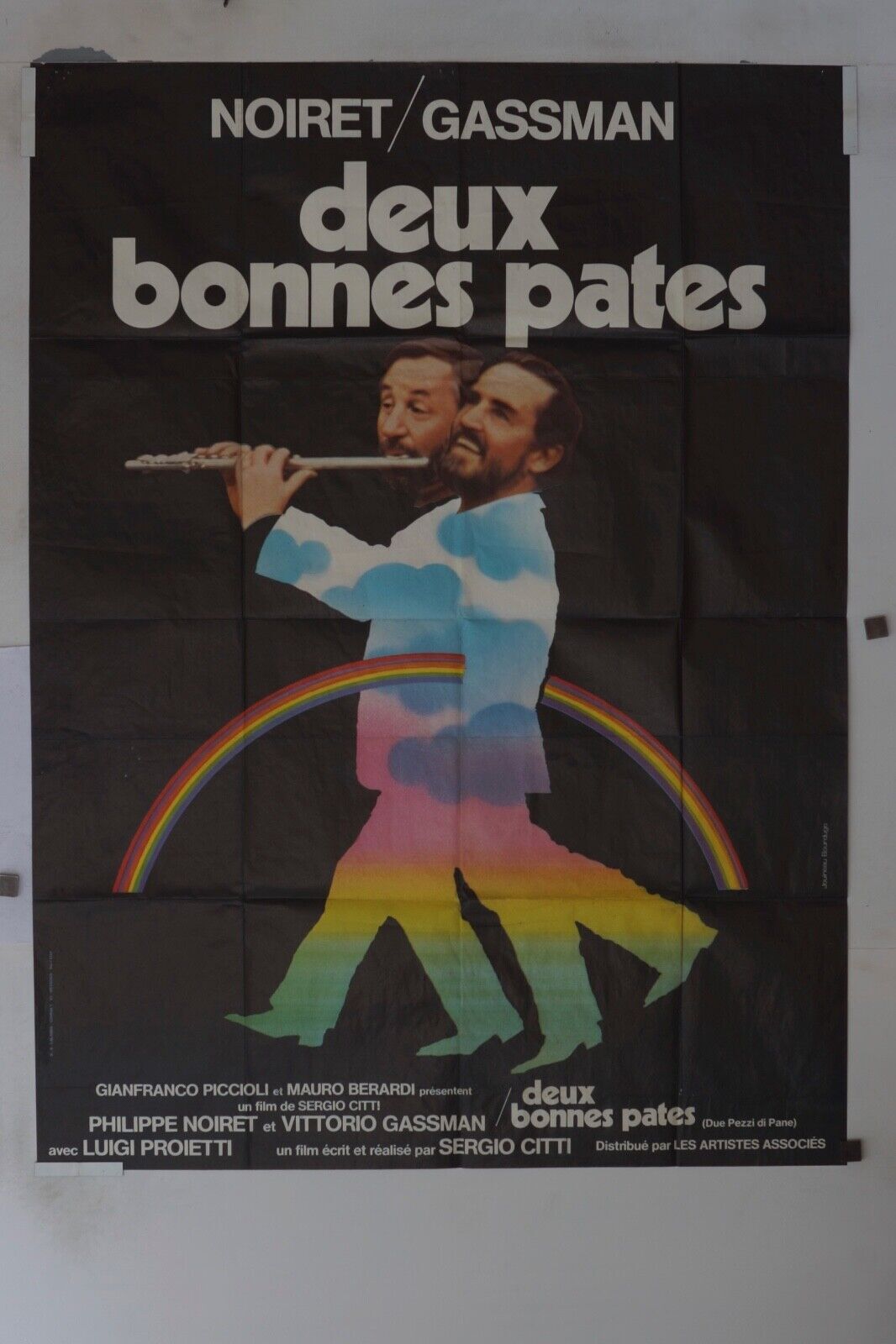 DEUX BONNES PATES MOVIE POSTER ORIGINAL 120x160 PHILLIPE NOIRET