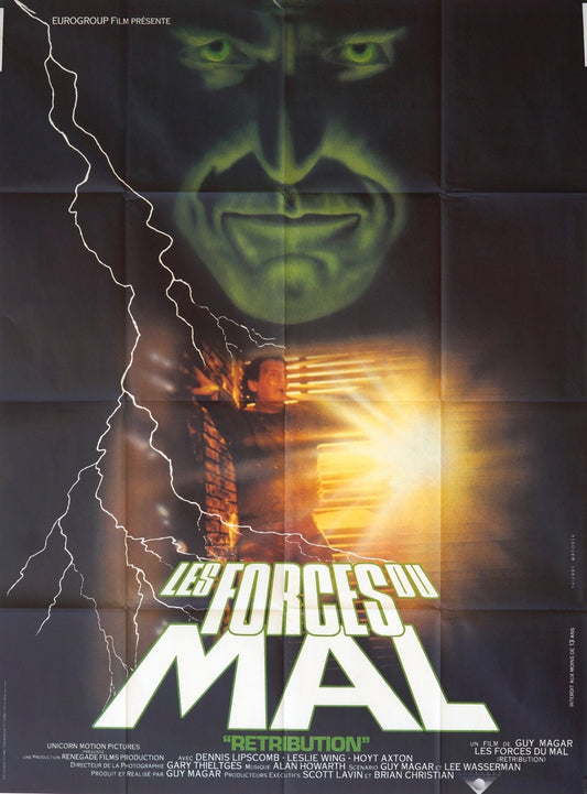 LES FORCES DU MAL DENNIS LIPSCOMB movie poster ORIGINAL 120x16