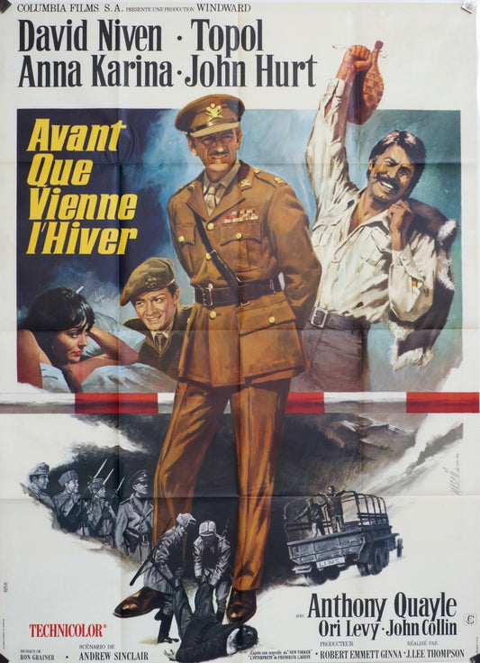 AVANT QUE VIENNE L’HIVER DAVID NIVEN MOVIE POSTER ORIGINAL 120x160