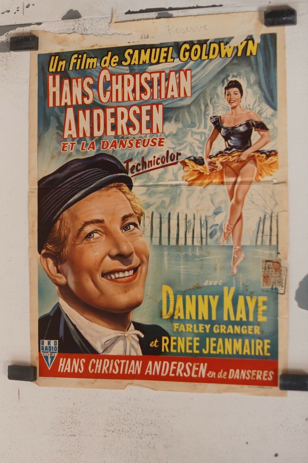  HANS CHRISTIAN ANDERSEN ET LA DANSEUSE (French Edition) ORIGINAL 30x55