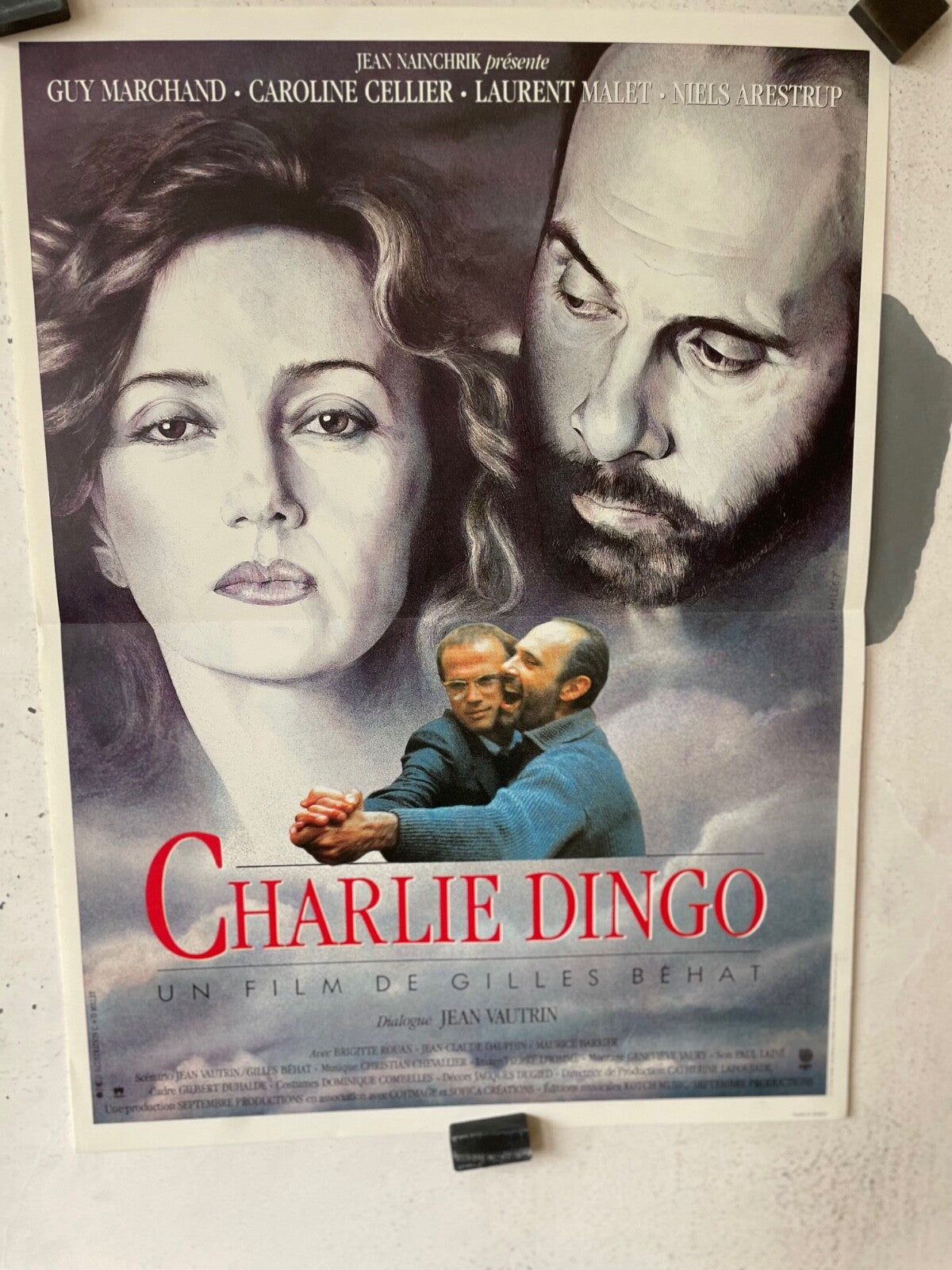 CHARLIE DINGO ORIGINAL 40x60 BRIGITTE ROUAN – JEAN-CLAUDE DAUPHIN
