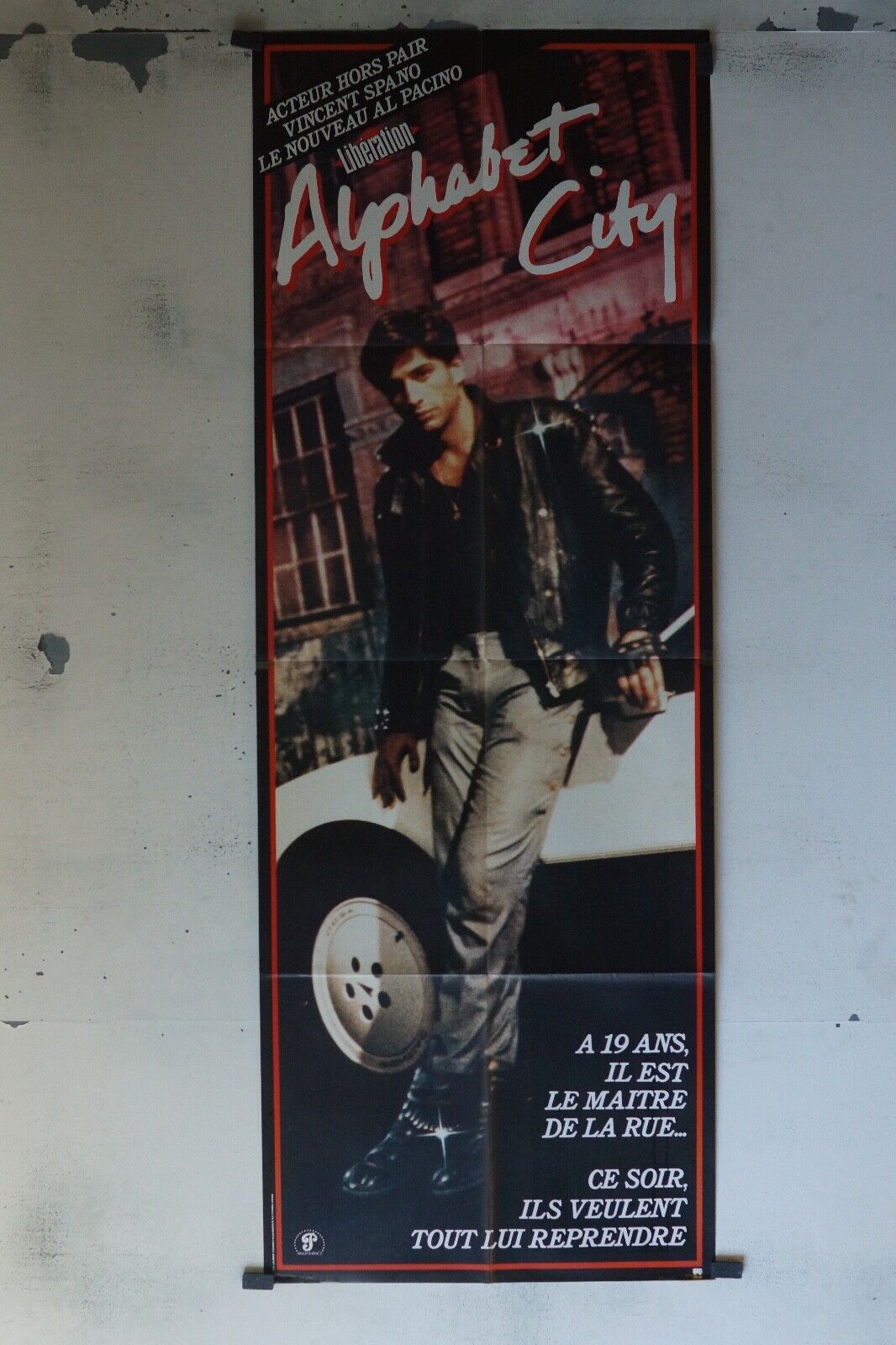 ALPHABET CITY MOVIE POSTER ORIGINAL 60x160 VINCENT SPANO