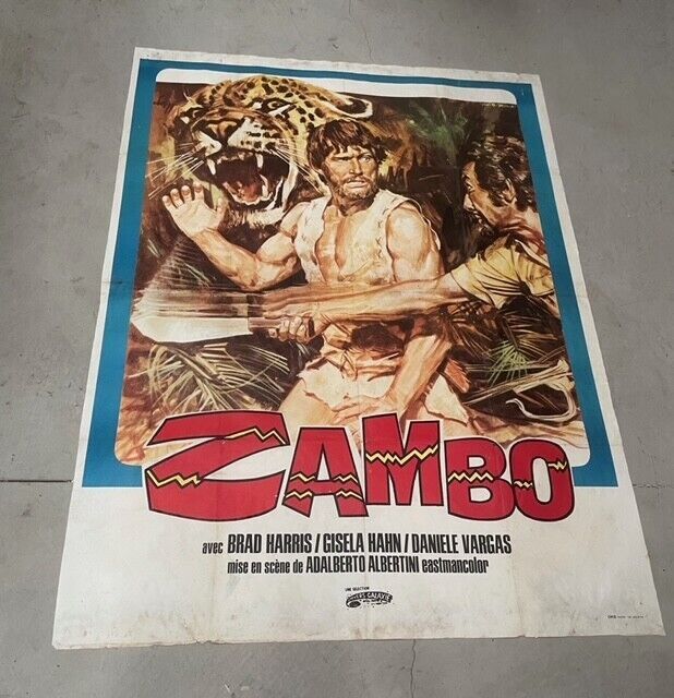 ZAMBO, BRAD HARRIS, MOVIE POSTER ORIGINAL 120x160
