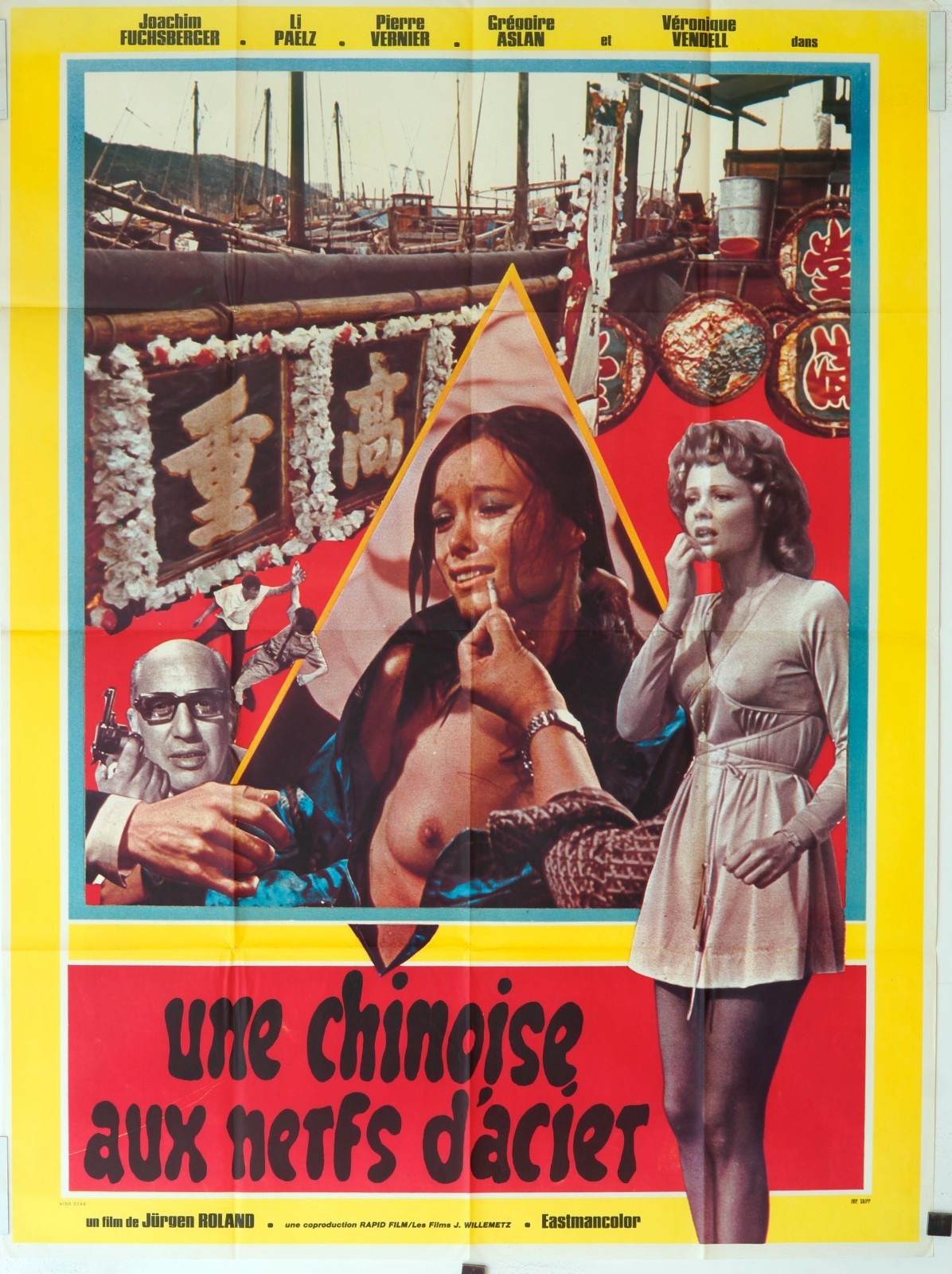 UNE CHINOISE AUX NERFS D’ACIER JOACHIM MOVIE POSTER ORIGINAL 120x160