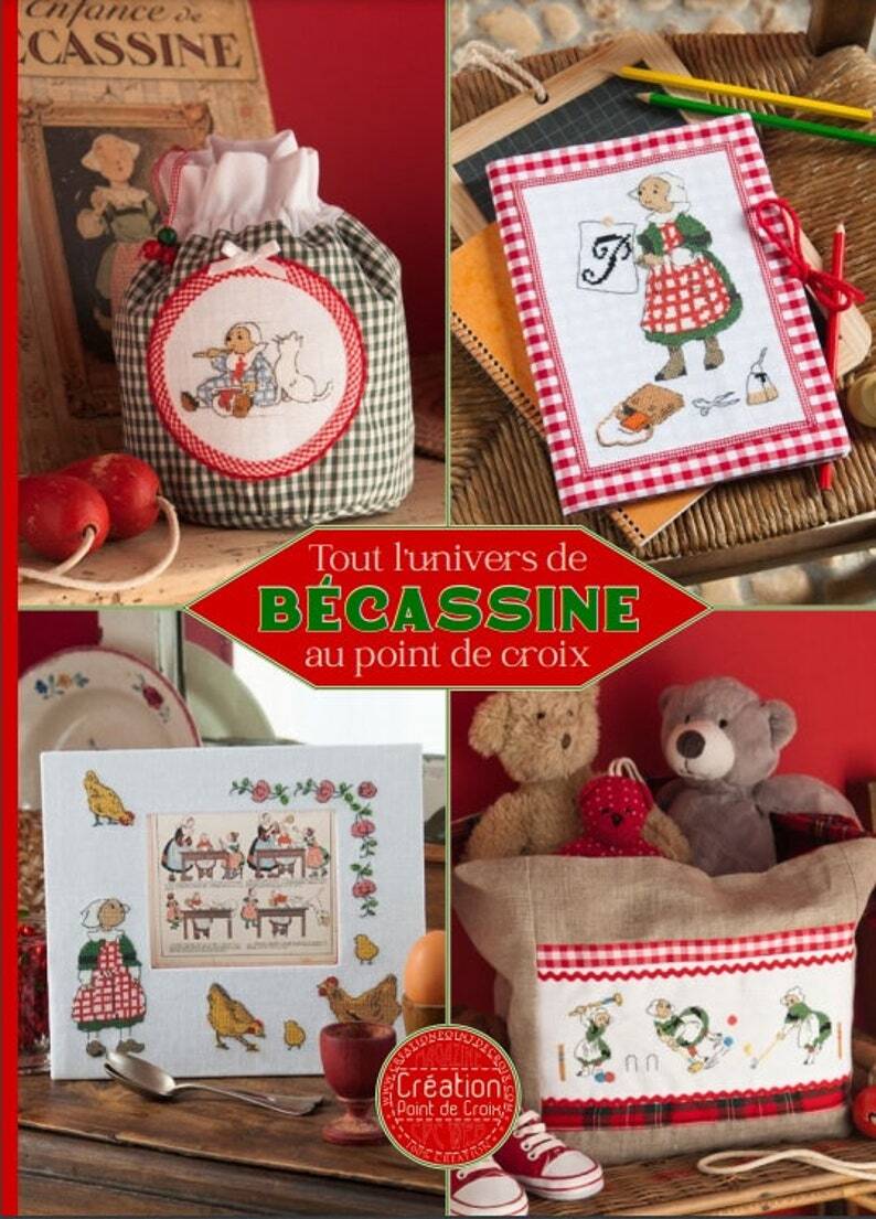 Bécassine au point de croix FRENCH VERSION CROSS STITCH MAGAZINE