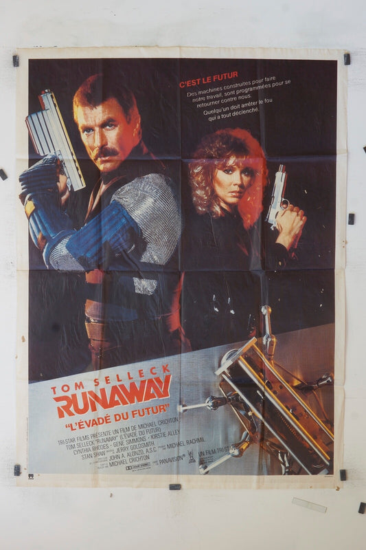 RUNAWAY TOM SELLECK ORIGINAL 120x160
