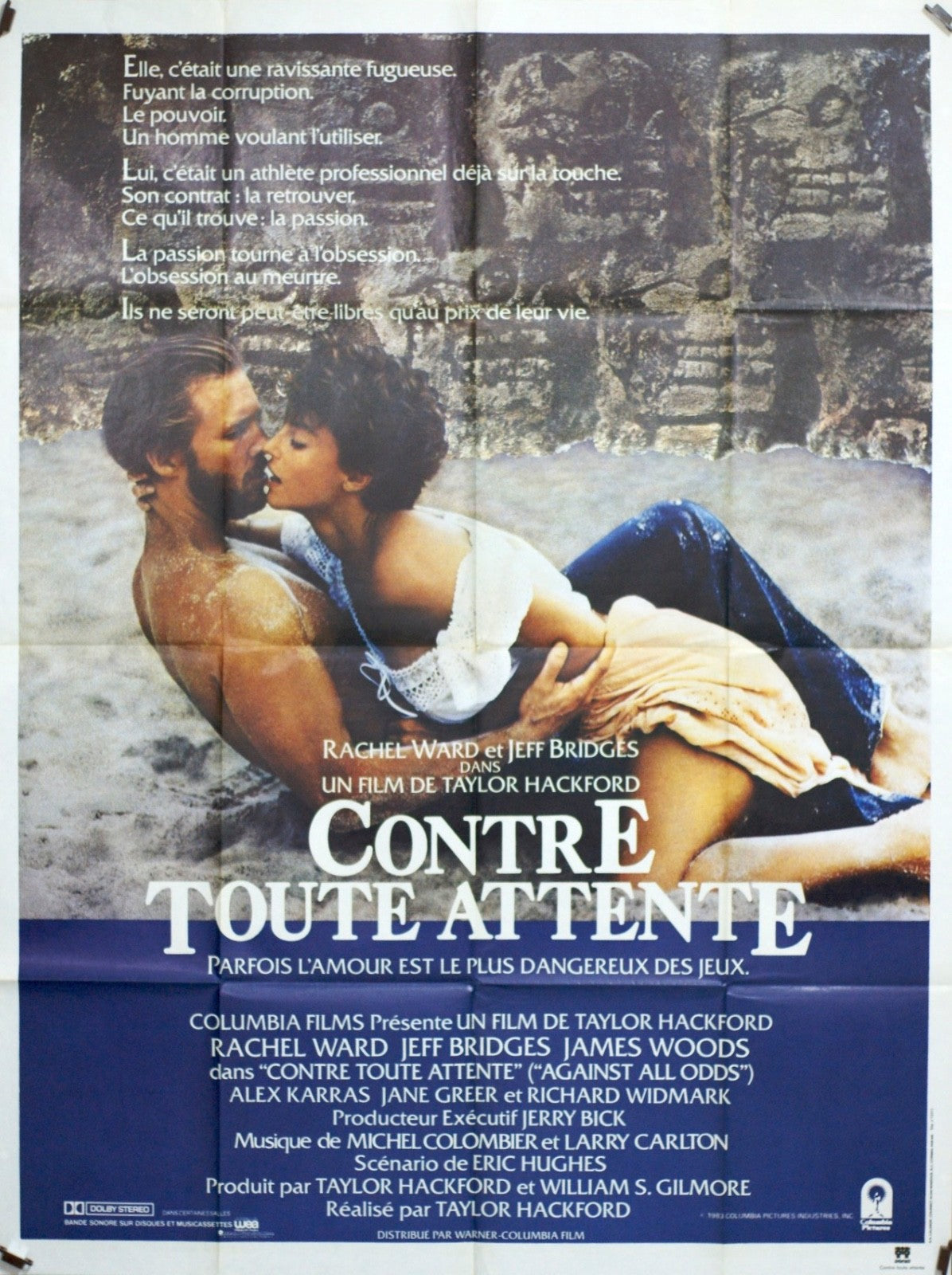 CONTRE TOUT ATTENTE RACHEL WARD POSTER ORIGINAL 120x160