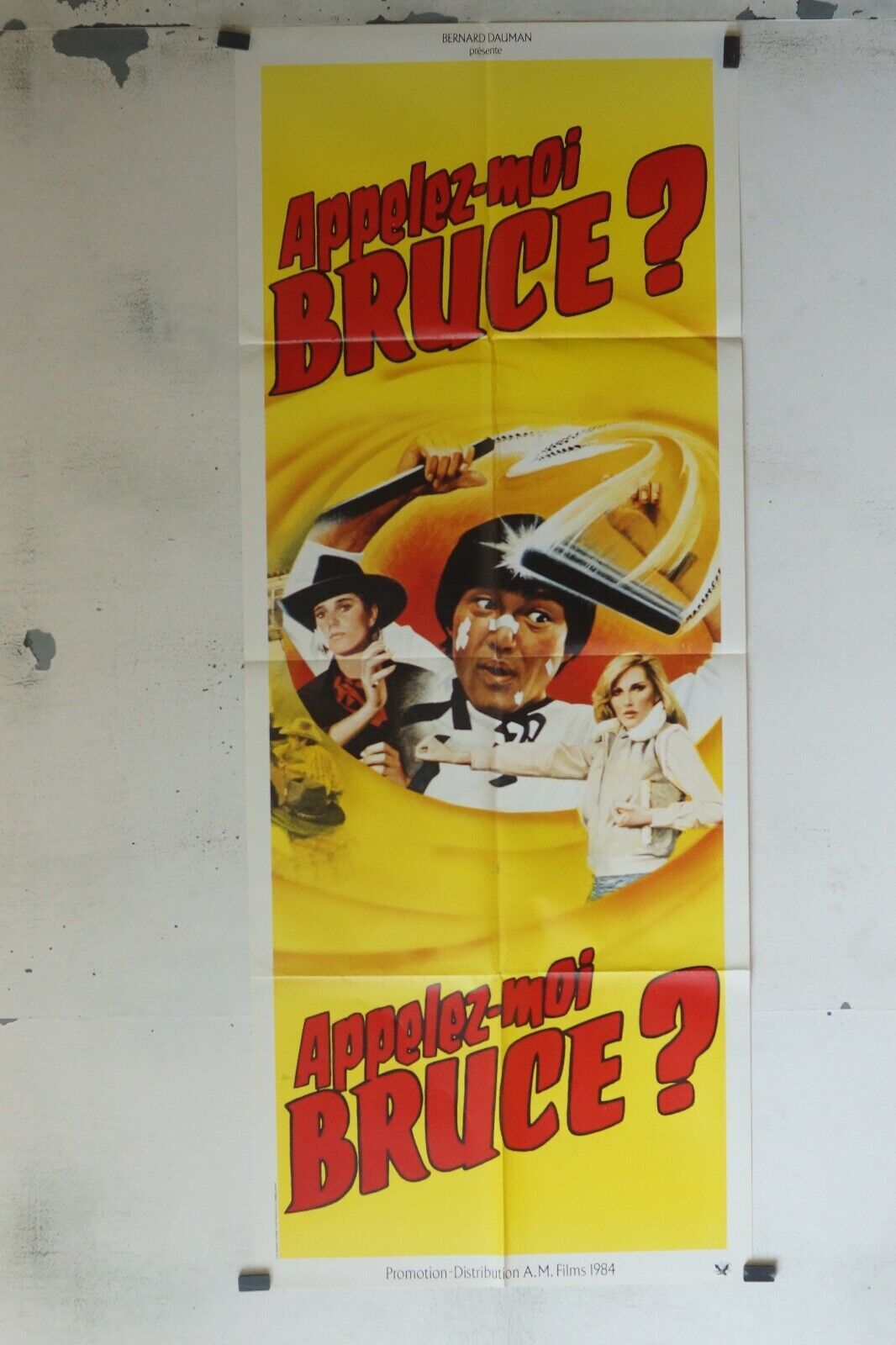 APPELEZ-MOI BRUCE ? 60x160 ORIGINAL POSTER