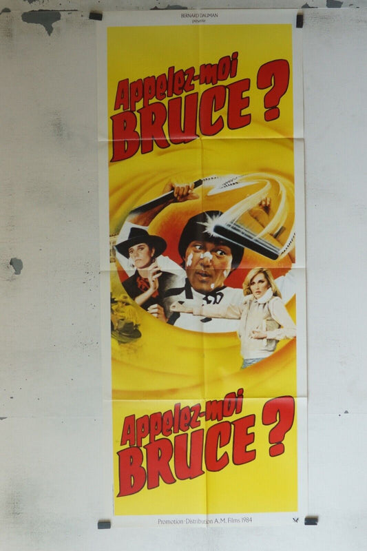 APPELEZ-MOI BRUCE ? 60x160 ORIGINAL POSTER