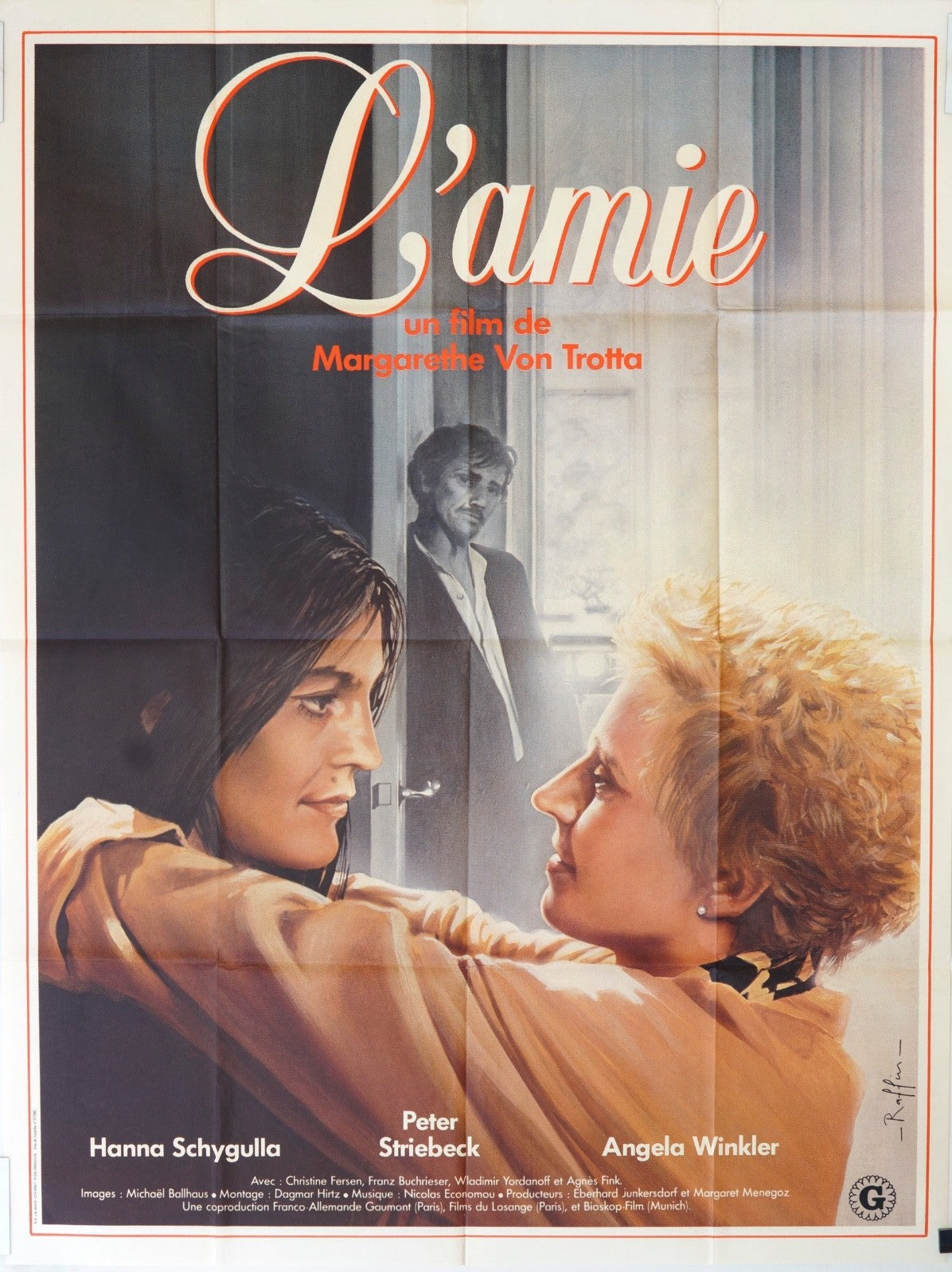 L’AMIE MARGARETHE VON TROTTA MOVIE POSTER ORIGINAL (120X160)