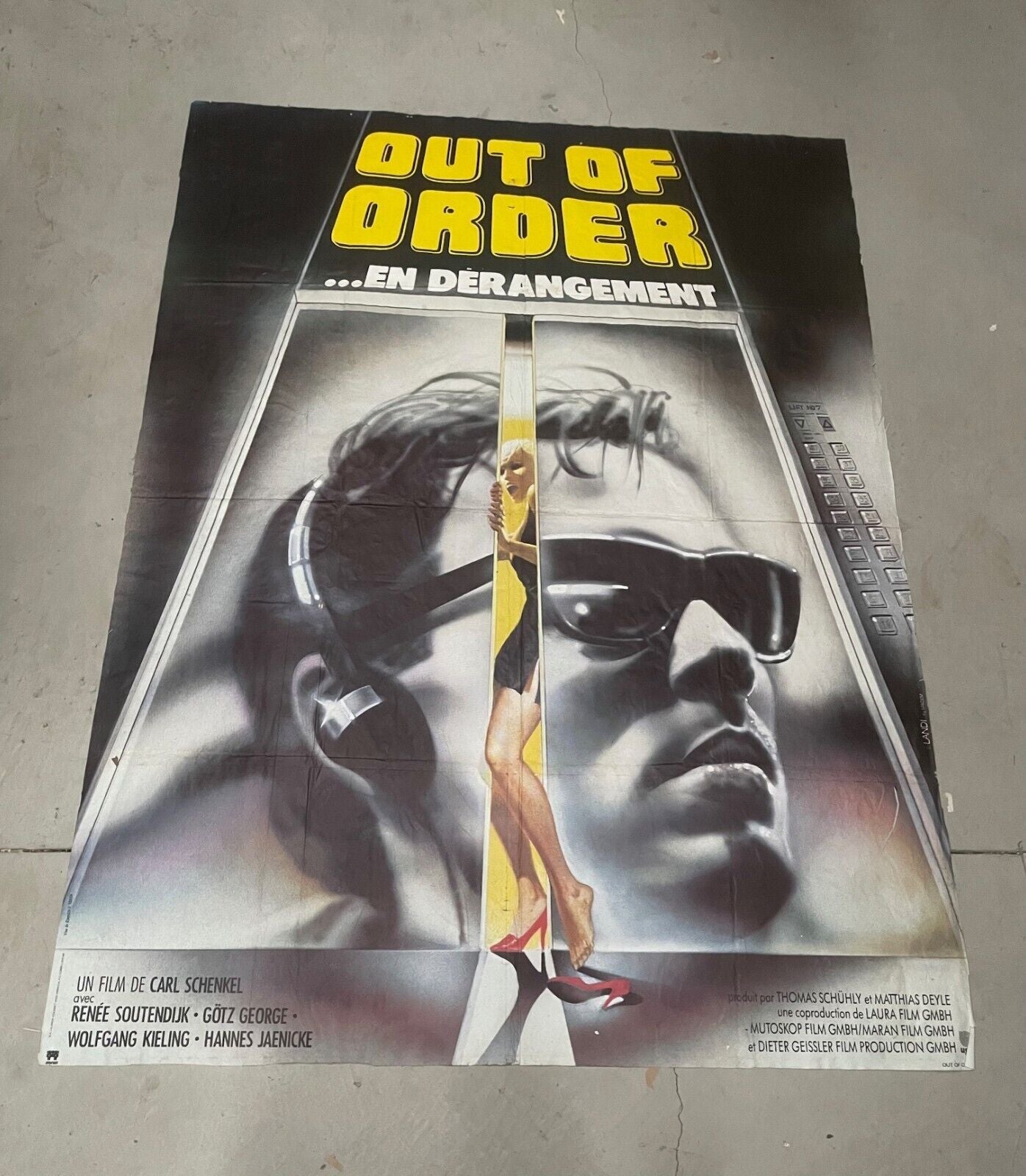 OUT OF ORDER, CARL SCHENKEL MOVIE POSTER ORIGINAL (120X160)