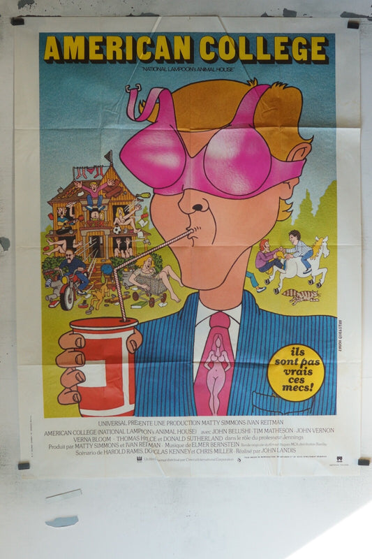 AMERICAN COLLEGE MOVIE POSTER ORIGINAL 120x160 JOHN BELUSHI