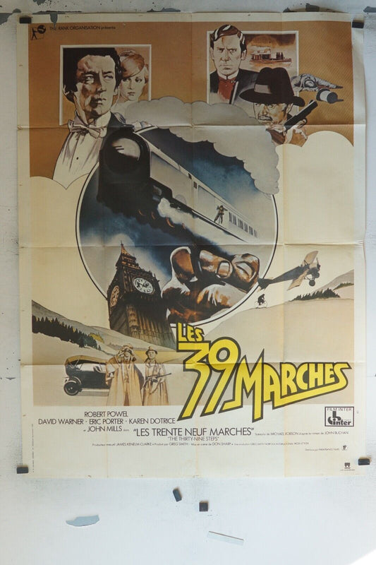 39 MARCHES MOVIE POSTER ORIGINAL 120x160 ROBERT POWEL