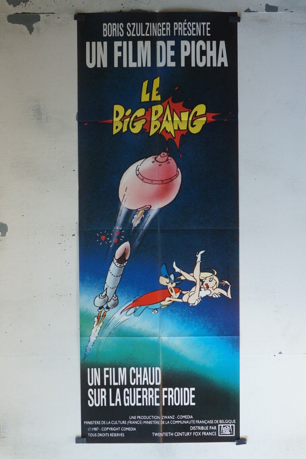 LE BIG BANG MOVIE POSTER ORIGINAL 60x160 BORIS SZULZINGER