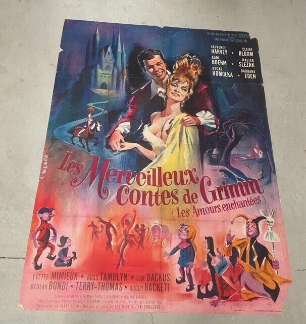 LES MERVEILLEUX CONTES DE GRIMM,MOVIE POSTER ORIGINAL 120x160