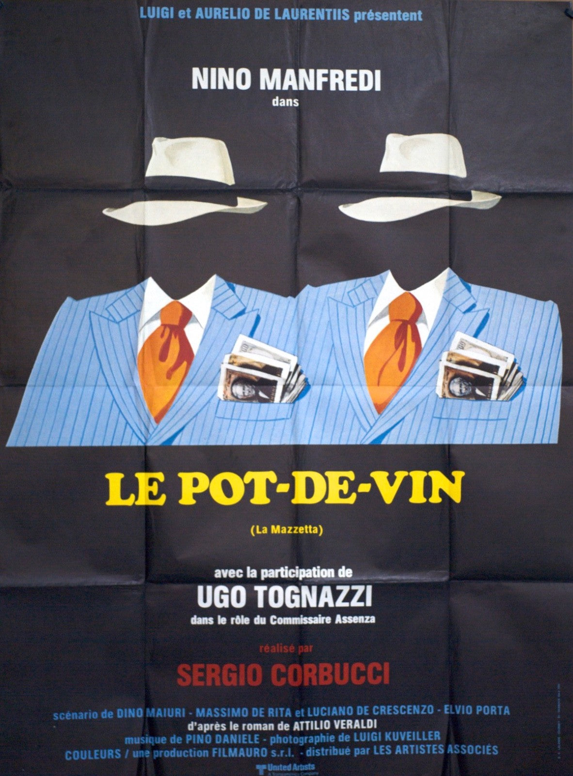 LE POT DE VIN  NINO MANFREDI movie poster ORIGINAL 120x160