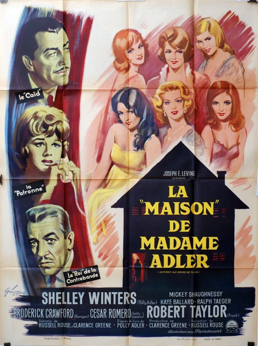 LA MAISON DE MADAME ADLER MOVIE POSTER ORIGINAL 120x160  CHRISTOPHER JONES