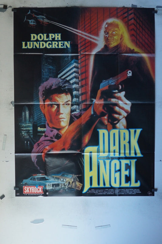 DARK ANGEL MOVIE POSTER ORIGINAL 120x160 DOLPH LUNDGREN