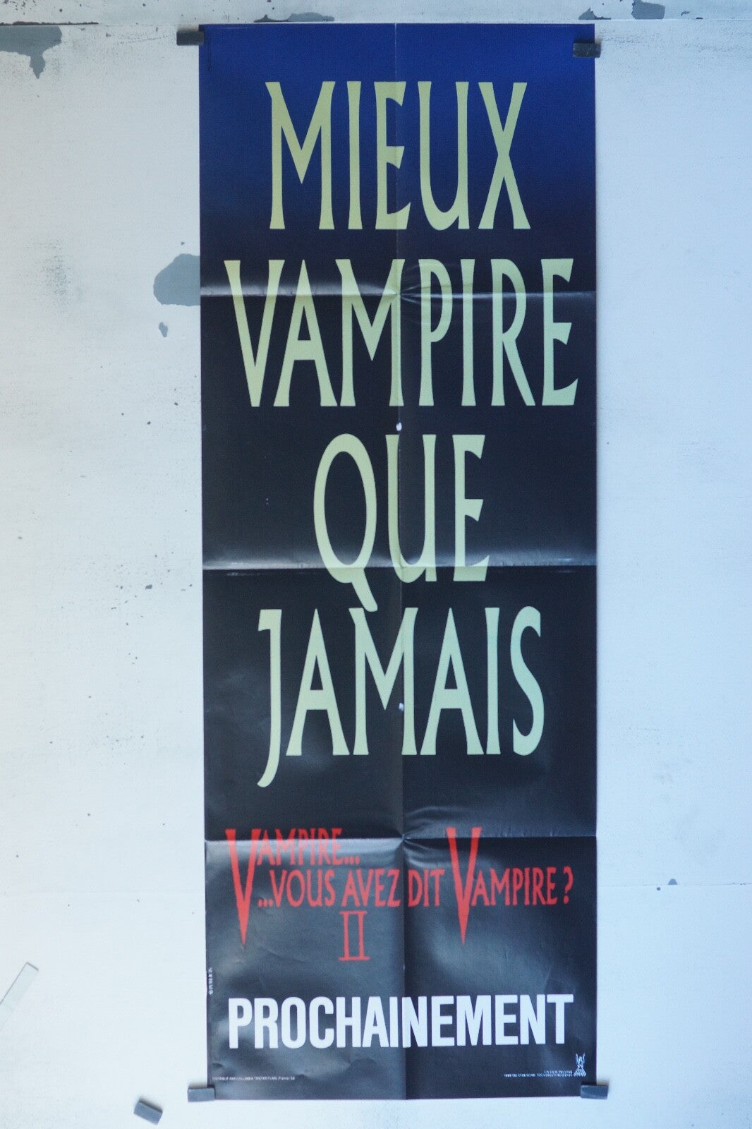 MIEUX VAMPIRE QUE JAMAIS MOVIE POSTER ORIGINAL 60x160