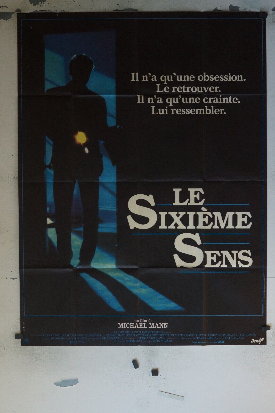 LE SIXIÈME SENS MOVIE POSTER ORIGINAL (120x160) MICHAEL MANN