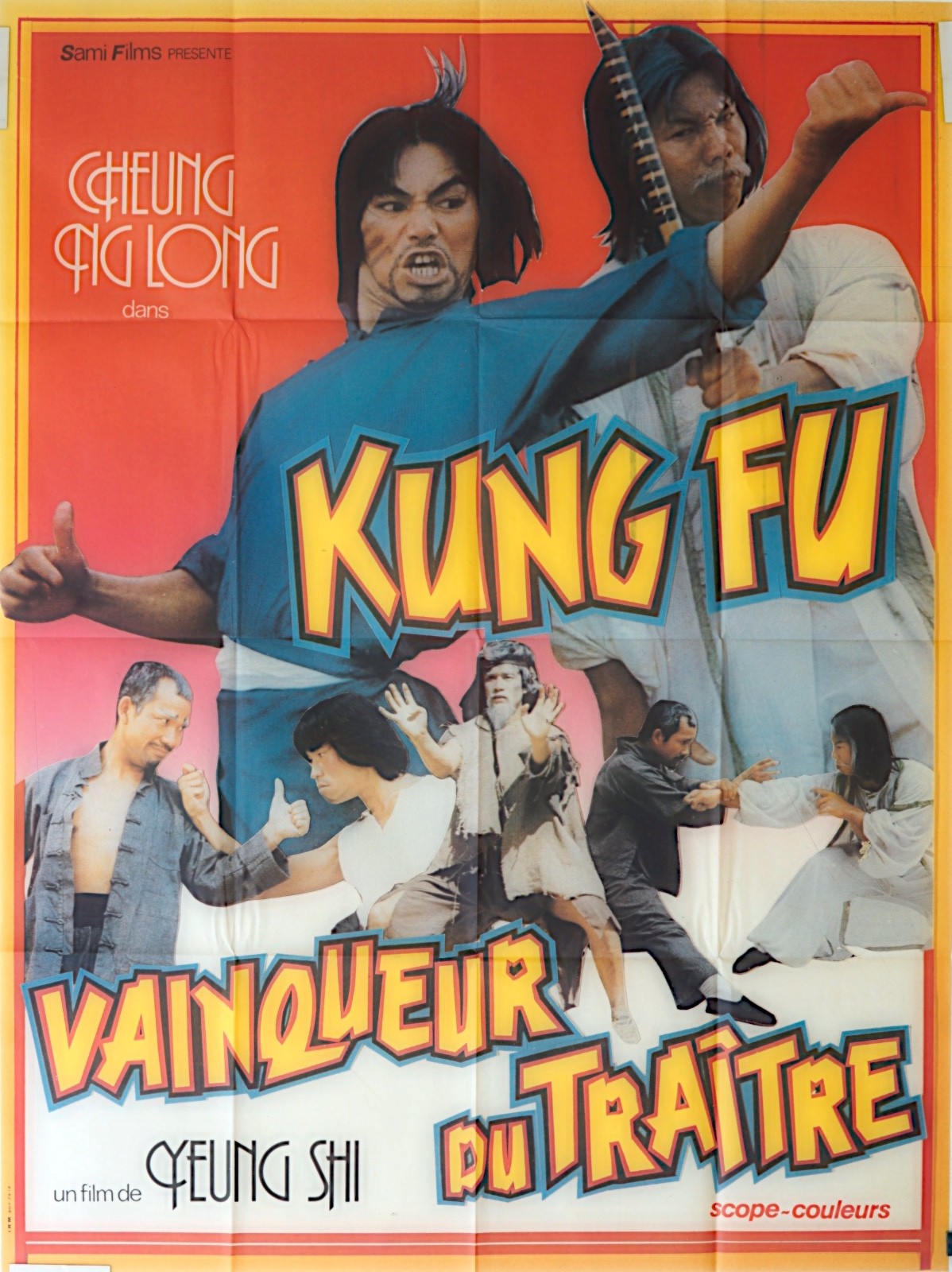 VAINQUEUR DU TRAITRE  KUNG FU  MOVIE POSTER ORIGINAL 120x160