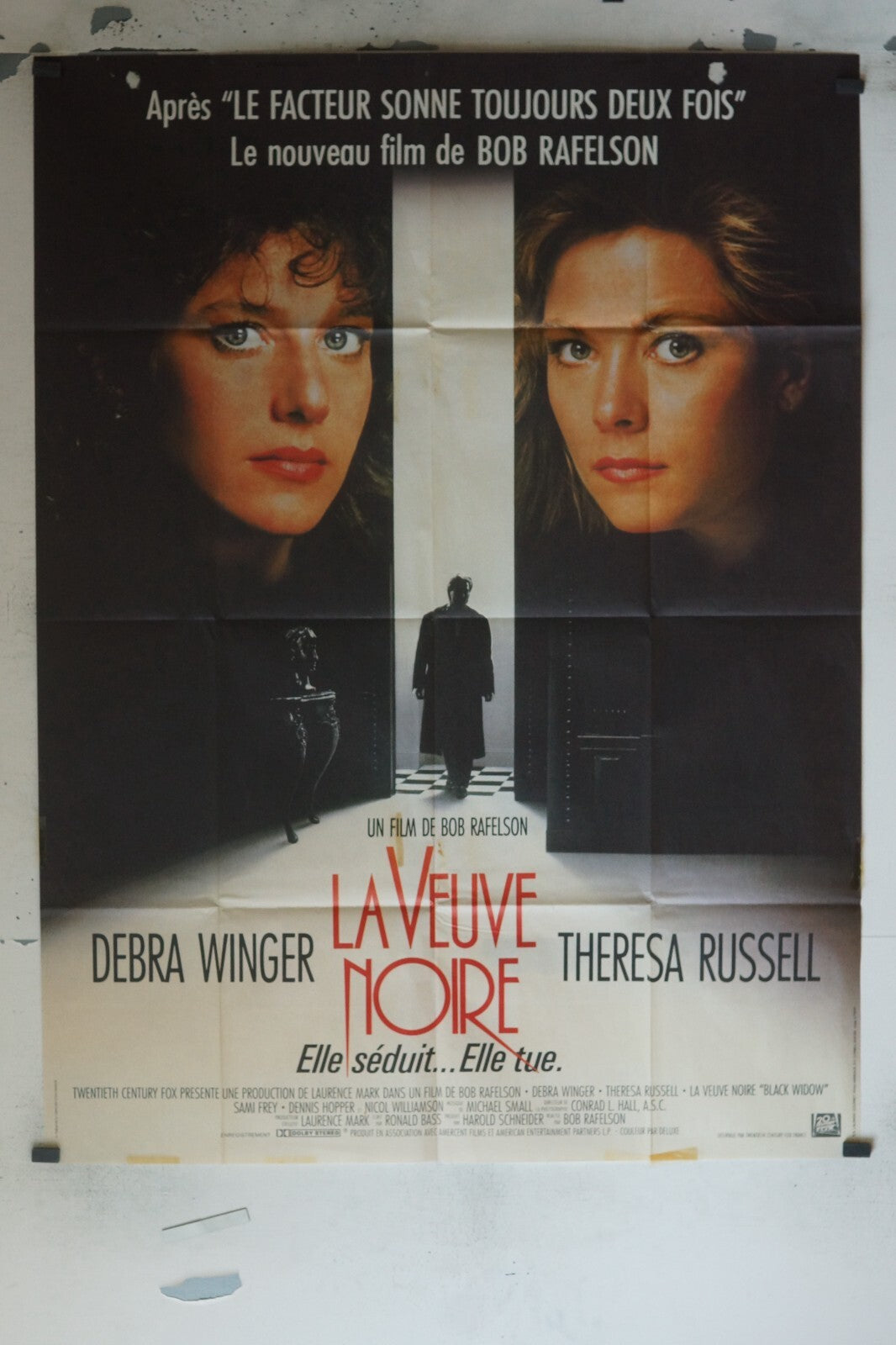 LA VEUVE NOIRE MOVIE POSTER ORIGINAL 120x160 DEBRA WINGER
