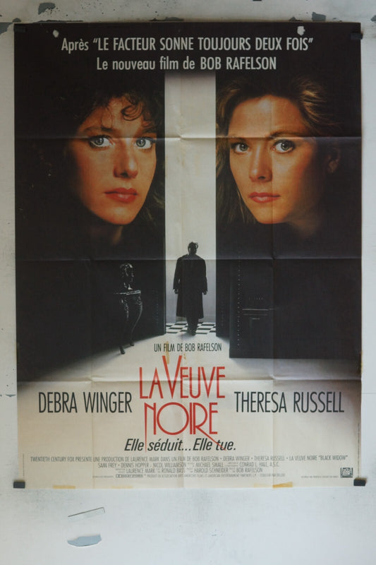 LA VEUVE NOIRE MOVIE POSTER ORIGINAL 120x160 DEBRA WINGER