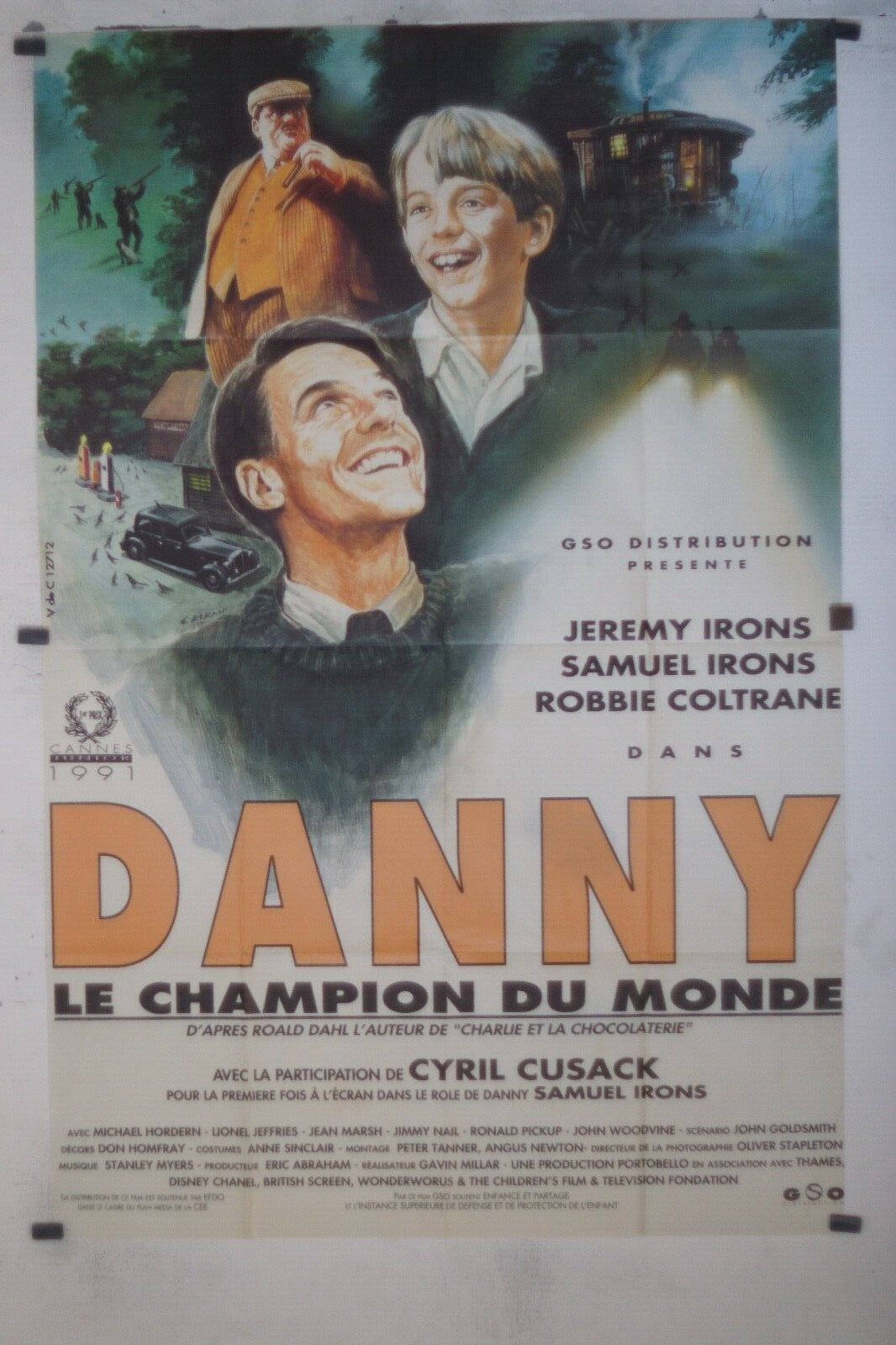 DANNY POSTER MOVIE ORIGINAL,120x160, Gavin millar, Jeremy Irons
