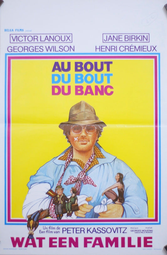AU BOUT DU BOUT DU BANC Belgian Poster 