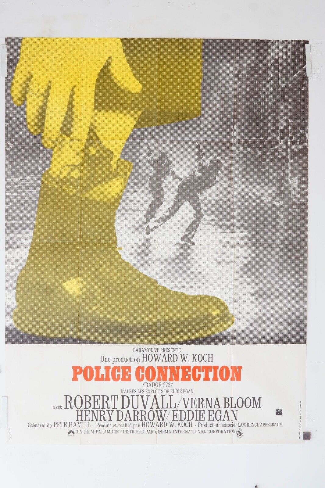 POLICE CONNECTION MOVIE POSTER ORIGINAL 120x160  ROBERT DUVALL