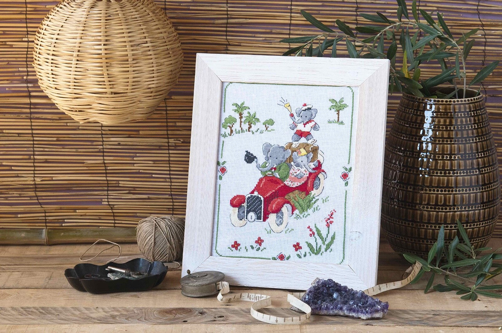 Calendrier/Agenda 2021 : Le roi des éléphants FRENCH VERSION CROSS STITCH