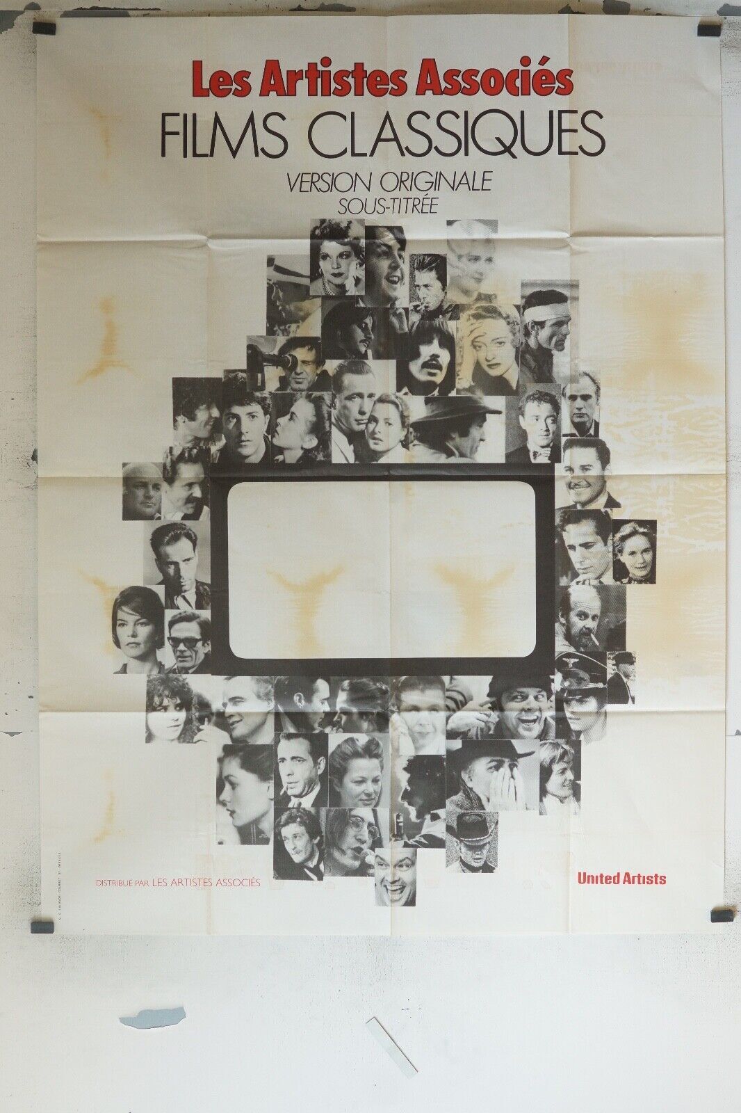 LES ARTISTES ASSOCIÉS MOVIE POSTER ORIGINAL 120x160