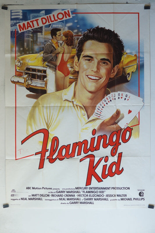  FLAMINGO KID MOVIE POSTER ORIGINAL 120x160, Matt Dillon, Richard Crenna 