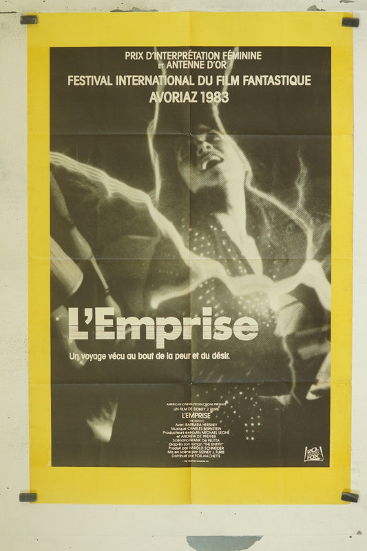 L’EMPRISE, AVORIAZ 1983 ORIGINAL120x160 BARBARA HERSHEY, CHARLES BERNSTEIN