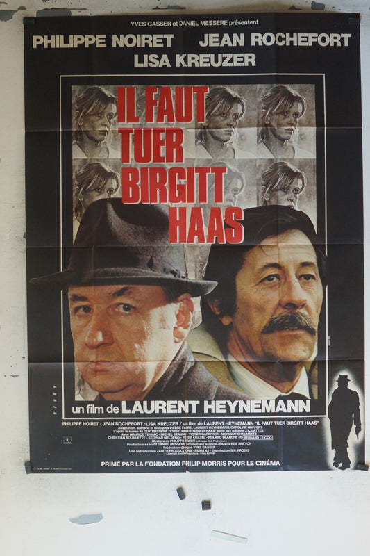 IL FAUT TUER BIRGITT HAAS 120x160 ORIGINAL MOVIE POSTER PHILIPPE NOIRET