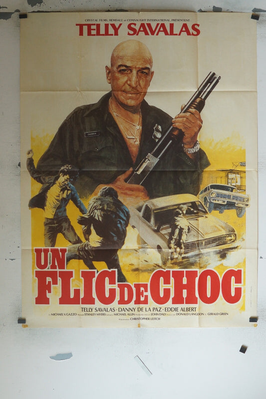UN FLIC DE CHOC MOVIE POSTER ORIGINAL 120x160 HELENE SHAVER