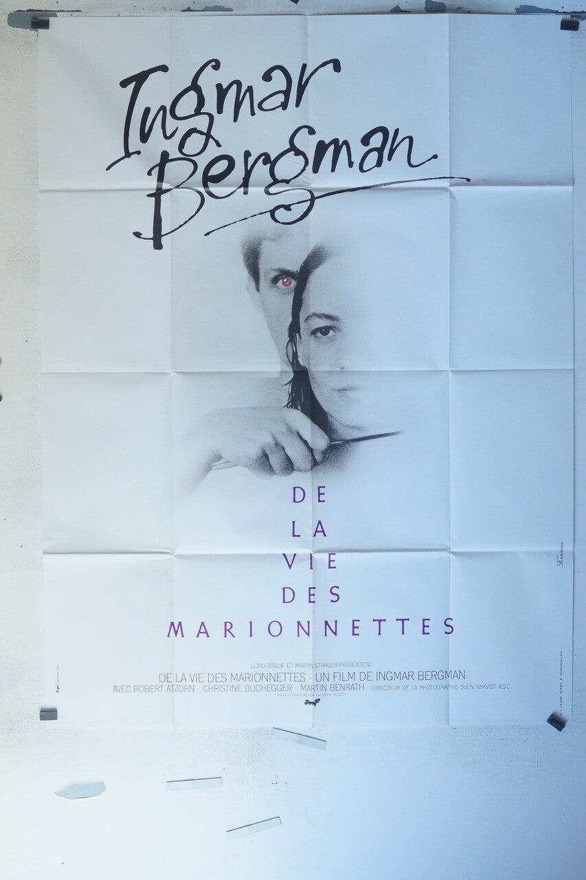 DE LA VIE DES MARIONNETTES MOVIE POSTER ORIGINAL 120x160 INGMAR BERGMAN