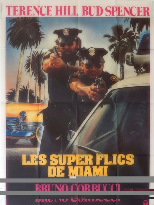 LES SUPER FLICS DE MIAMI BRUNO CORBUCCI MOVIE POSTER ORIGINAL 120x160