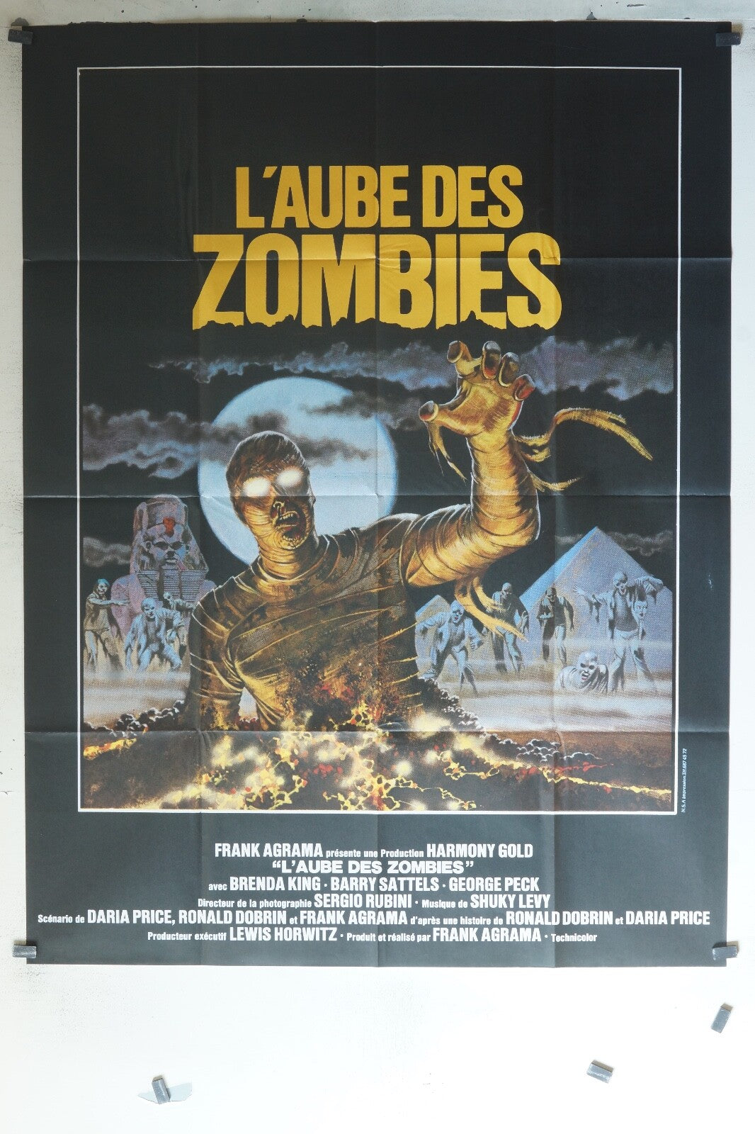 AUBE DES ZOMBIES (L’) movie poster ORIGINAL 120x160 Brenda King , Ellen Faison
