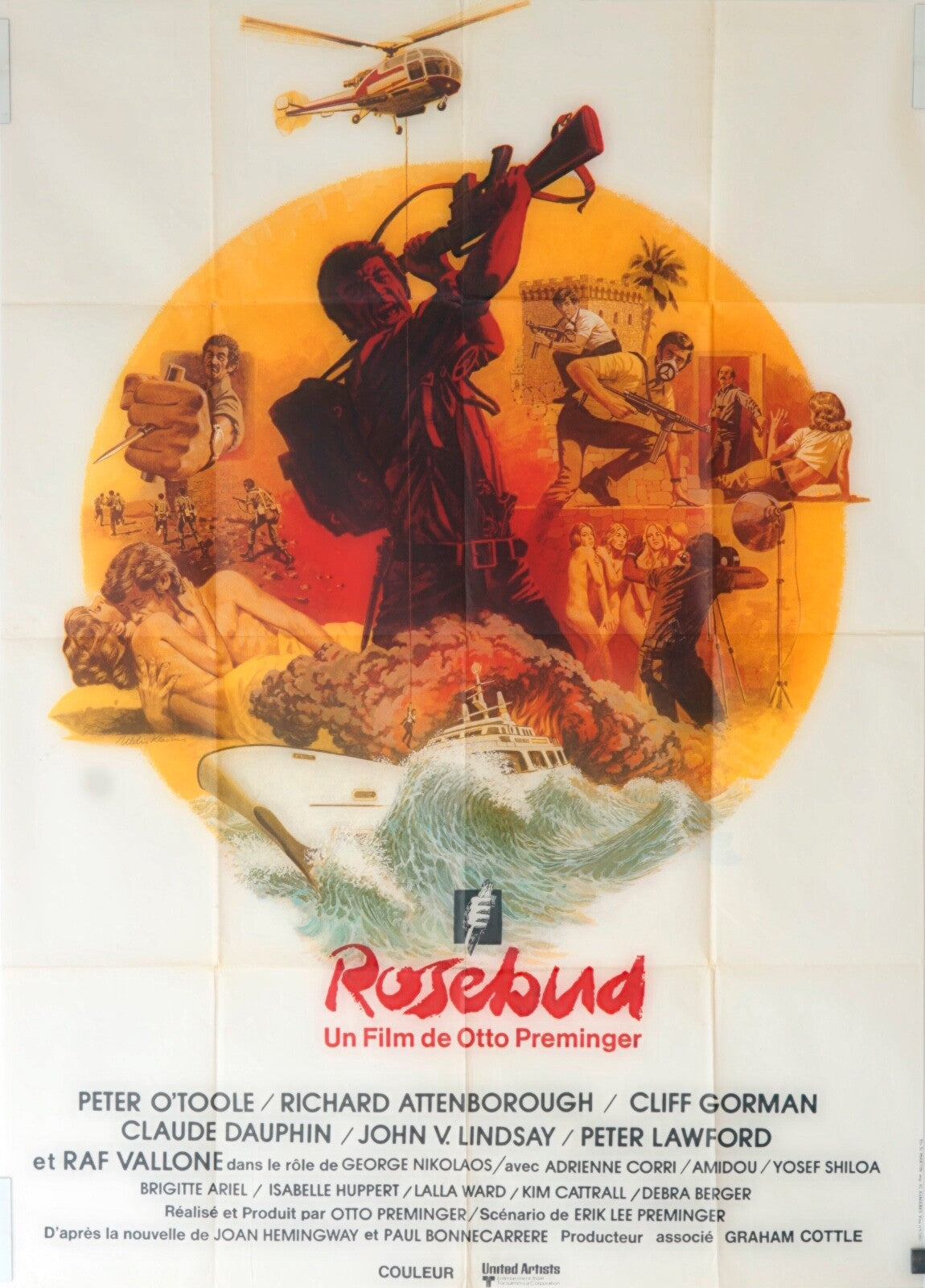 ROSEBUD MOVIE POSTER ORIGINAL (120x160) OTTO PREMINGER
