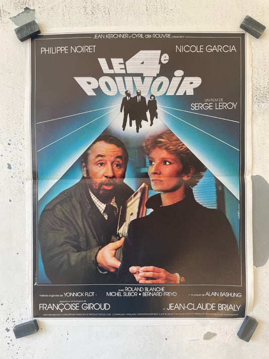 LE 4 EME POUVOIR POSTER ORIGINAL (40X60) PHILIPPE NOIRET – NICOLE GARCIA