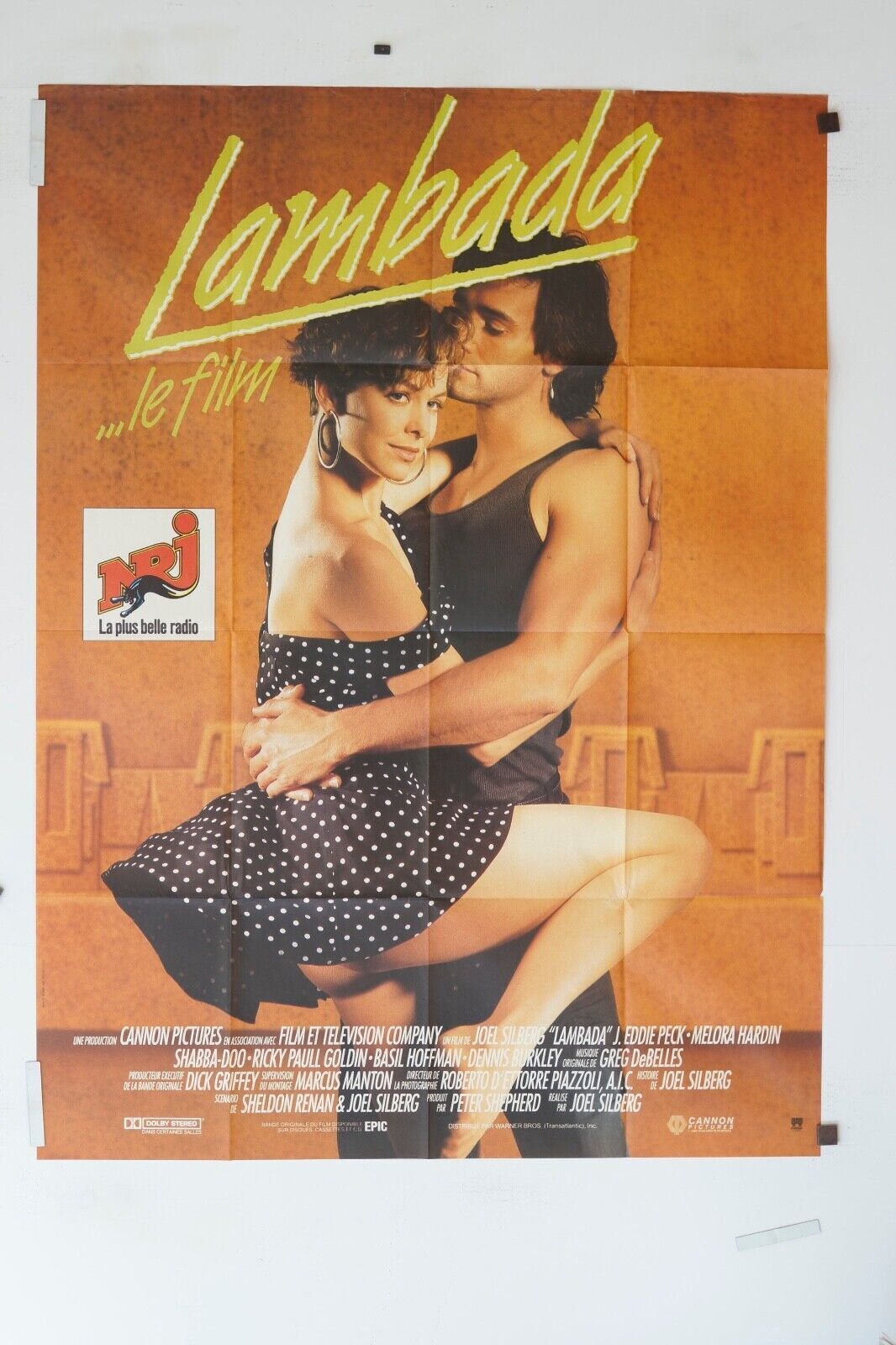 LAMBADA MOVIE POSTER ORIGINAL 120x160  J.EDDIE PECK
