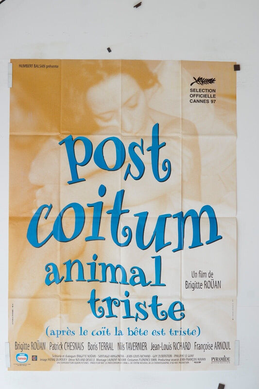 POST COITUM ANIMAL TRISTE POSTER (120X160) BRIGITTE ROÜAN