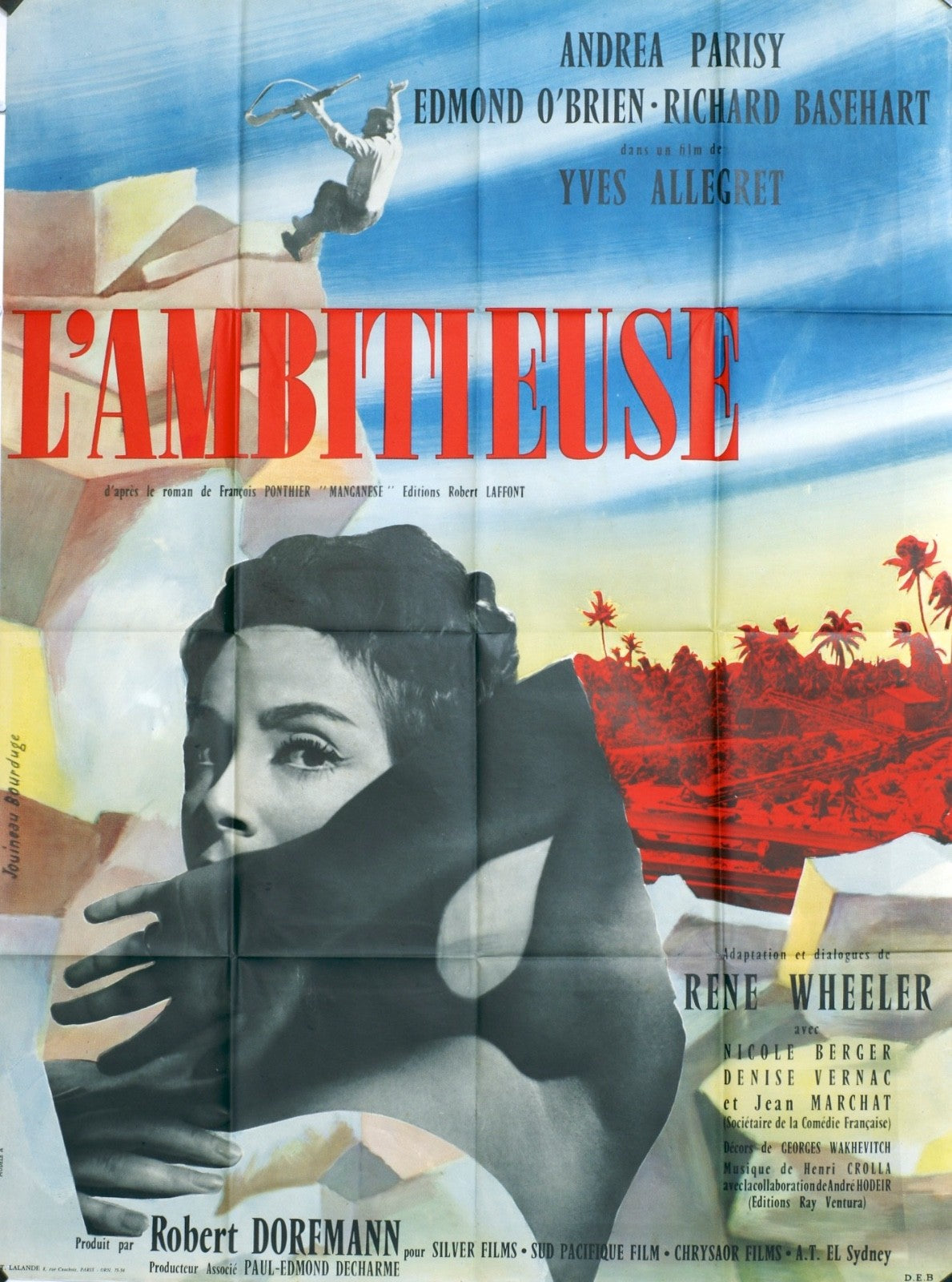 L’AMBITIEUSE ANDREA PARISY movie poster ORIGINAL 120x160
