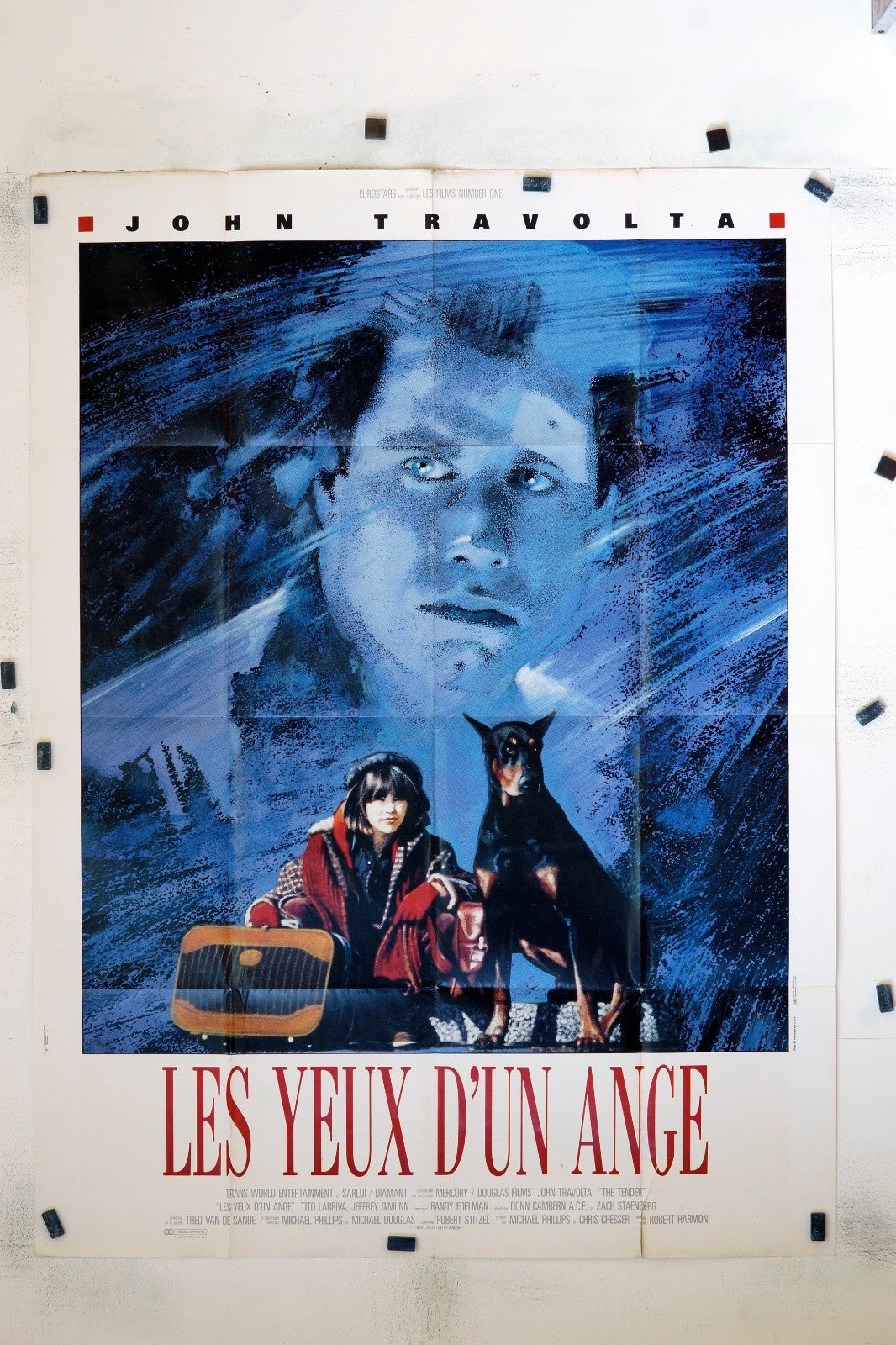 LES YEUX D’ANGE JOHN TRAVOLTA ORIGINAL MOVIE POSTER 120x160